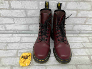 ☆ Dr.Martens ドクターマーチン 8ホールブーツ ショートブーツ ハイカット レディース ボルドー スムースレザー モード カジュアル 約23cm