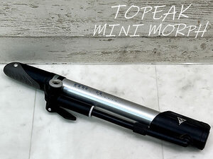 ☆ 【 発送限定 】 TOPEAK MINI MORPH MASTER BLASTER 154g トピーク ミニモーフ 携帯ポンプ 仏式 ロード MTB ミニベロ クロスバイク