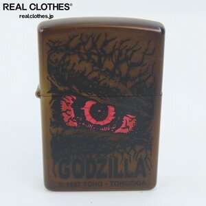 zippo GODZILLAゴジラ 眼光 東宝1997年製 /UPK