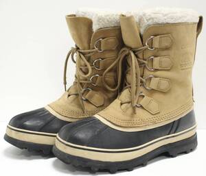 SOREL ソレル　スノーブーツ◆CARIBOU◆カリブー◆25.5-26.5cm◆レディースUS8.5◆美品◆USA購入◆B16