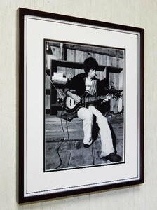 Keith Richards/Love You Live Era/1977アートピクチャー/額装品/キース・リチャーズ/ローリングストーンズ/Rolling Stones/Gibson S-1