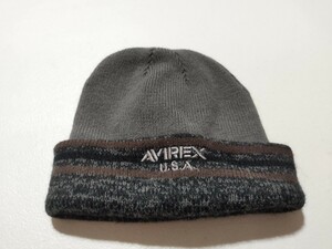 AVIREX　アビレックス　アヴィレックス　ニット帽　帽子　リバーシブル