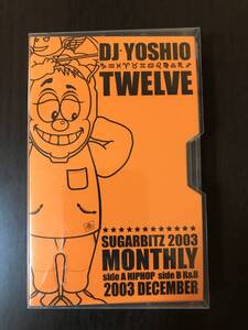 ミックステープ TWELVE 2003 Monthly HIPHOP.R&B 12月 DECEMBER DJ YOSHIO 中古 カセットテープ MIX TAPE HIPHOP R&B ラップ ヒップホップ