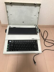 ★　【通電ＯＫ　故障扱い　現状渡し】　昭和レトロ　Brother　ブラザー　タイプライター　ワープロ　ELECTRA60　JP16-601　アンティーク　