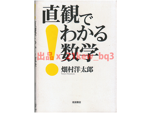 ★「直感でわかる数学」 畑村洋太郎★失敗学のハタムラ式数学★岩波書店★同梱応談