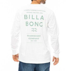 ★送料無料★2024秋冬 新品【BILLABONG/ビラボン】DECAF ロンＴ WHT メンズXL BE012050