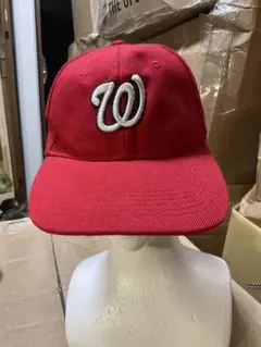 [0] WASHINGTON NATIONALS RED SPORTS CAP