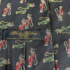 ブルックスブラザーズメーカーズ(Brooks Brothers MAKERS) ゴルフクラブバックネクタイ　ゴルフバッグ柄