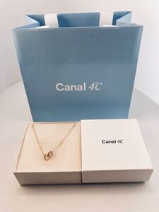 新品 canal4℃ ネックレス エターナル シルバー ダイヤモンド ハート リング プレゼント ギフト 贈答用 カナルヨンドシー