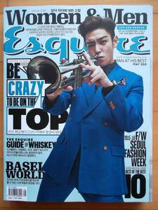 [BIGBANG TOP T.O.P] 韓国雑誌切り抜き 表紙+10p+目次/2015年