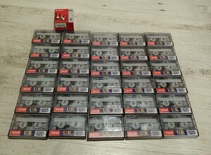 maxell ノーマルポジション カセットテープ　120分（片面60分）30本まとめて＋おまけソニー デジタルビデオカセット 5パック 新品未使用 