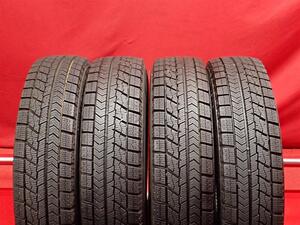 スタッドレス4本 《 ブリヂストン 》 ブリザック VRX [ 145/80R13 75Q ]9.5/9分山★ ワゴンR MRワゴン ウェイク ムーヴ N-WGN stati13