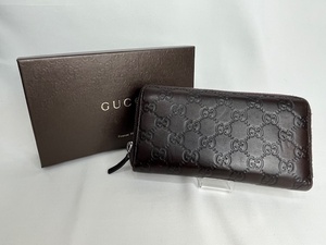 GUCCI グッチ 長財布 ラウンドファスナー ジッピーウォレット メンズ レディース