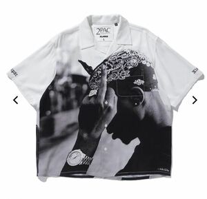 XLARGE×TUPAC S/S SHIRT size L ２０２４/6/15発売　即完売品　2pac