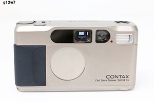 G12w7 CONTAX T2 フィルムカメラ 通電○ レンズカビ 本体腐食あり 60サイズ