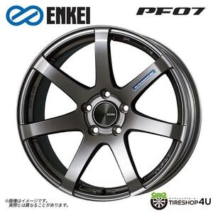 送料無料 ENKEI Performance Line PF07 17インチ 17x9.5J 5/114.3 +30 DS ダークシルバー 新品ホイール1本価格