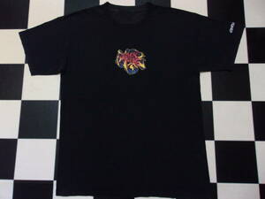 BLACK FLYS Tシャツ L-XL ブラックフライ ヒップホップグラフィティ 古着 スケボー HIPHOP GRAFFITI ストリート系アート JAY ADAMS dogtown