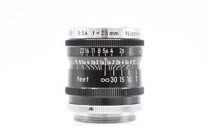 Nikon ニコン Cine-NIKKOR 25mm F1.4 Cマウント シネレンズ 20811979