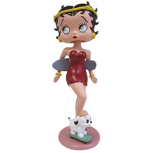 【Betty Boop・ベティちゃん】※《ボブリング・スケートボード》 品番BB-015　アメリカン雑貨　フィギュア　ボビングヘッド