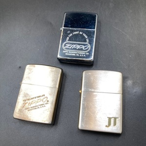 ZIPPO おまとめ 3点 ZIPPO JT 日本たばこ産業 たばこ オイルライター ライター 1986年製 1988年製 2005年製 #6220⑤