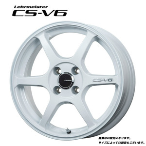 送料無料 レアマイスター CS-V6 5J-15 +45 4H-100 (15インチ) 4H100 5J+45【1本単品 新品】