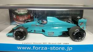 スパーク　1/43　レイトンハウス　881　ブラジルGP　I.カぺリ（TR012）　フォルツァ別注