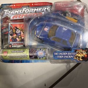 Transformers Hasbro (2002) Armada Sideswipe with Nightbeat Mini-Con MOC 海外 即決