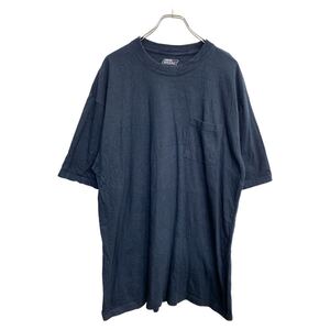 Dickies 半袖 ポケットTシャツ XLサイズ ディッキーズ ネイビー コットン 古着卸 アメリカ仕入 t2409-4091