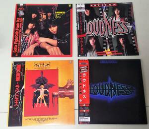 LP レコード 傷有り含 ラウドネス LOUDNESS 魔界典章 8186 LIVE レットイットゴー Gotta Fight MR. YES MAN 非売品 EP 帯あり