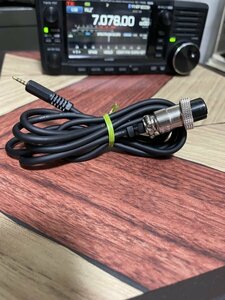 アドニスマイク用　ICOM　IC-705　専用ケーブル　UP/DOWN対応　1.5ｍ