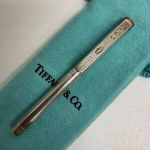 営YY85-60T TIFFANY&Co ティファニー ボールペン キャップ式 925 1837 筆記用具 文房具 シルバー