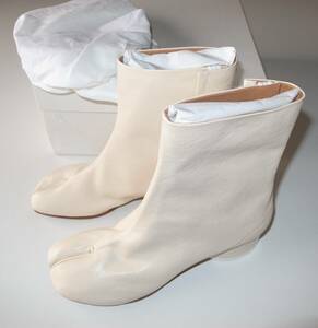 maison margiela マルジェラ off white low vintage 足袋ブーツ tabi size36 21AW cream