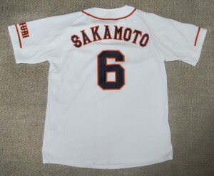 ◎美品◎激得◎ 読売ジャイアンツ 坂本勇人#6レプリカホームユニフォーム+日本代表T-SHIRT 応援2点セット adidas Majestic