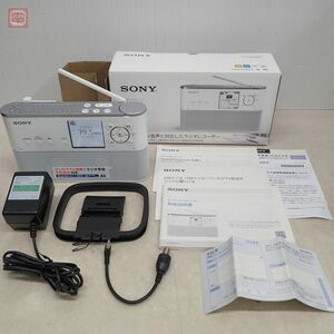 1円〜 SONY ポータブルラジオレコーダー ICZ-R250TV ソニー 箱説付 現状品【20