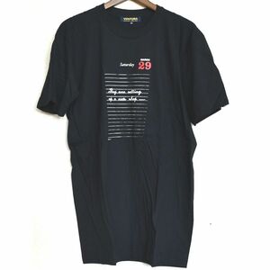 半袖 Tシャツ サイズ46 黒 丸首 ラウンドネック ☆GDC × VENTURA ジーディーシー ベンチュラ A080