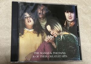 THE MAMAS & THE PAPAS/ママス＆パパス ベスト「16 OF THEIR GREATEST HITS」米オリジナル盤　値下げ