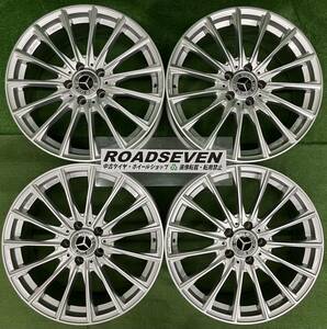 ★EURO TECH ユーロテック TW15 18インチ 5穴/5H★18×8J+48 PCD112 ハブ径:約66mm 4本Set 中古アルミホイール★送料無料