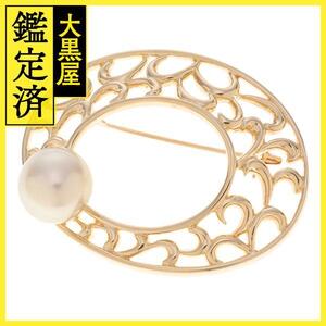 JEWELRY　ジュエリー　TASAKI　ブローチ　K18　パール　18.5ｇ　2147400258537　【472】H