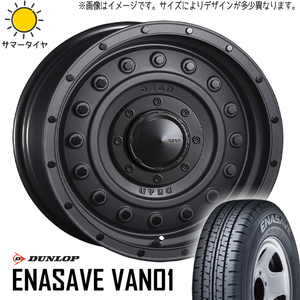 215/70R15 サマータイヤホイールセット ジムニーシエラ JB74 (DUNLOP ENASAVE VAN01 & DEAN Colorado 5穴 139.7)