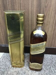 未開栓 Johnnie Walker GOLD LABEL 750ml 43％Vol ジョニーウォーカー ゴールドラベル 箱付 