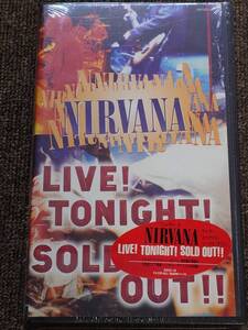 ビデオ　VHS ニルヴァーナ　NIRVANA　/　LIVE! TONIGHT! SOLD OUT!!