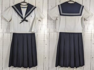 【as496】愛知県 桜台高校 女子用 学生服 制服 夏服セーラー服+夏服スカート◆T2531