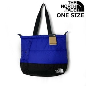 1円～!売切!【正規新品】THE NORTH FACE NUPTSE TOTE トート バッグ US限定 ヌプシ 耐久性 大容量 男女兼用(OS/21L)青 黒 180626-50