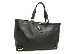 1円 ■極美品■ GUCCI グッチ 141472 アビー レザー ハンドバッグ トートバッグ レディース ブラック系 FL1266