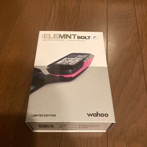 wahoo elemnt bolt ワフー　エレメント　ボルト　サイコン　サイクルコンピュータ　ピンク