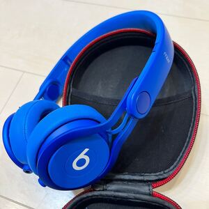 【即決】希少 レア Beats beats by dr.dre Mixr オンイヤーヘッドフォン Blue ミキサー オーディオ 青 ブルー ビーツ 音出しok