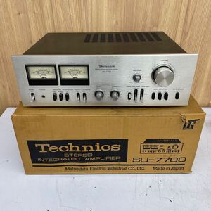 【U-4】 Technics SU-7700 プリメインアンプ テクニクス ガリや接触不良多数 不具合多め ジャンク 2714-190