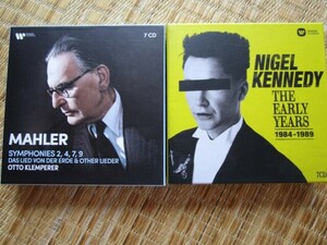 送料無料　中古CD　クレンペラー　マーラー交響曲集、ナイジェル・ケネディ　Vn協奏曲集　セットで