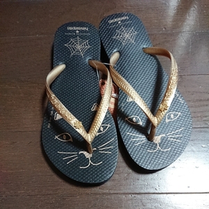 ハワイアナス シャーロットオリンピア 猫 ビーチサンダル ビーサン キティ havaianas