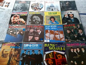 ロックのEPシングル155枚(赤盤見本盤有)まとめて！ ビートルズローリングストーンズ他ROCKレコード